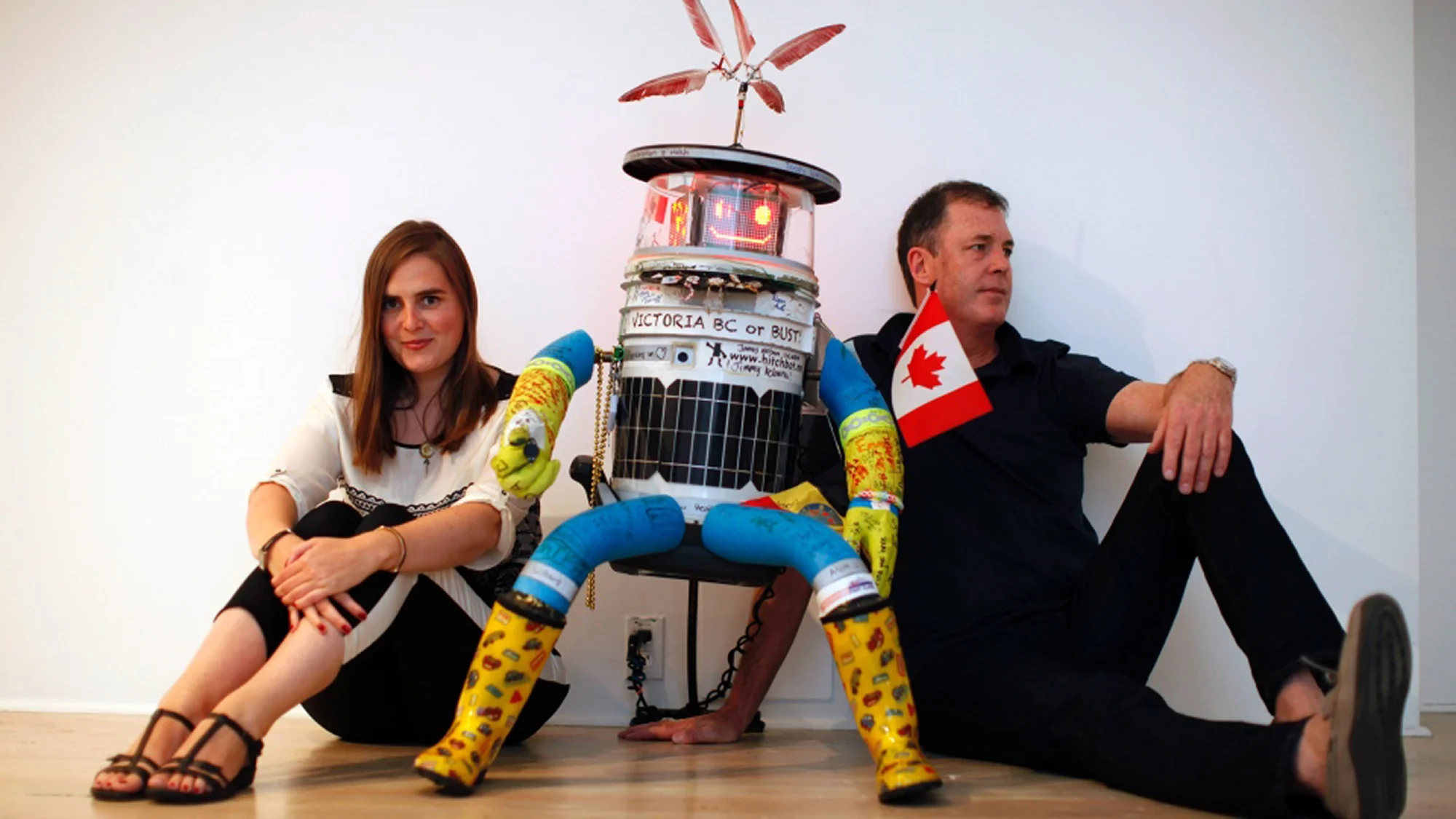 hitchBOT with David Harris Smith