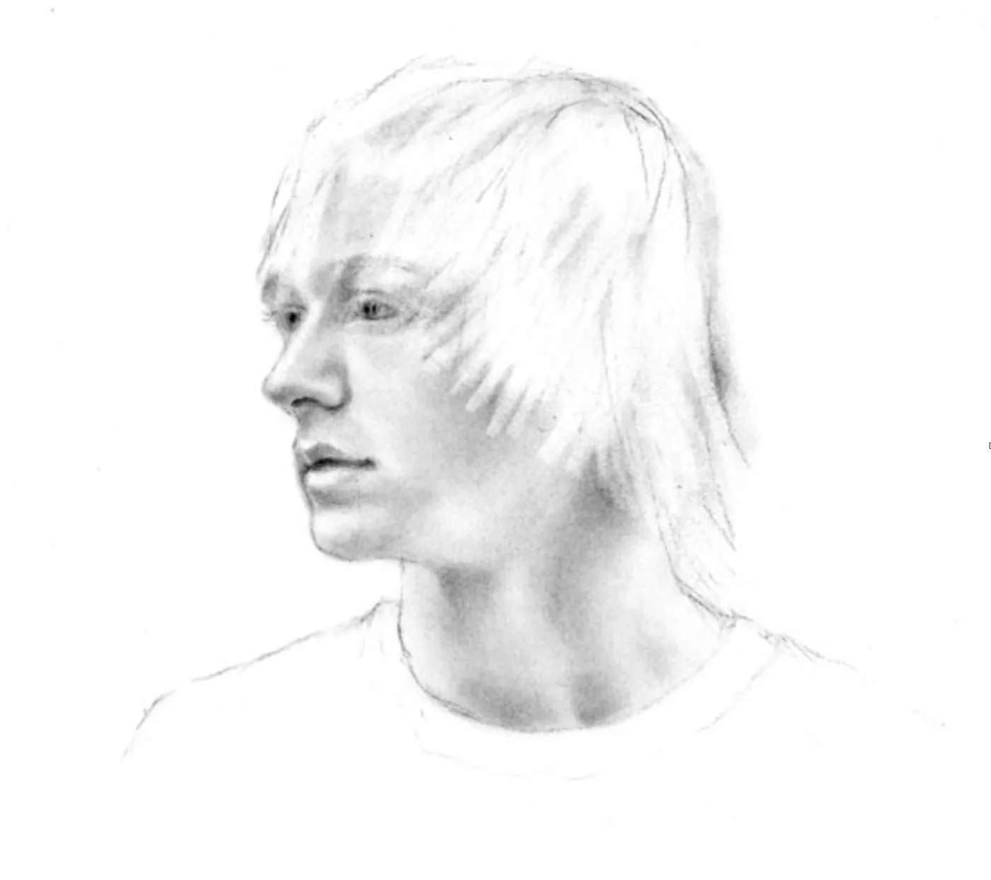 Portrait 23 drawing by David Harris Smith
